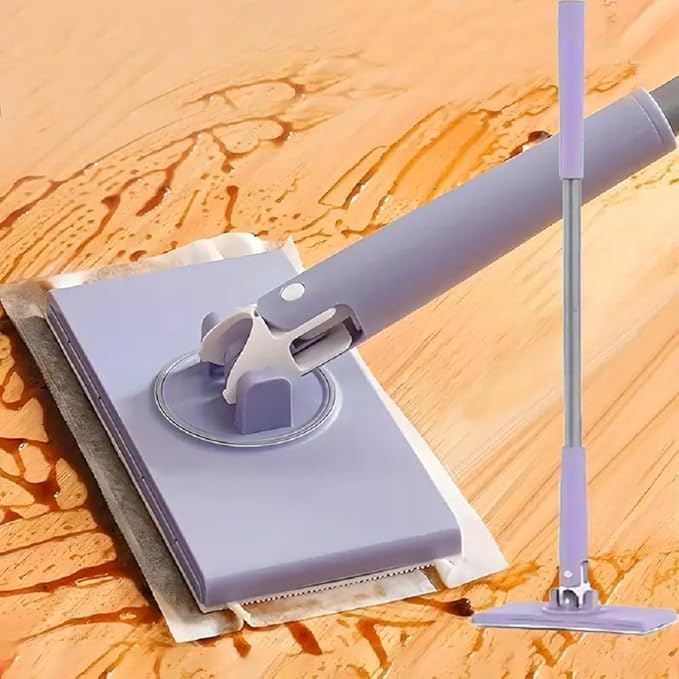 Floor Cleaner | Tissue Clip Mop with Long Handle | Auto Cloth Changing Mop | (Tissue Mop)