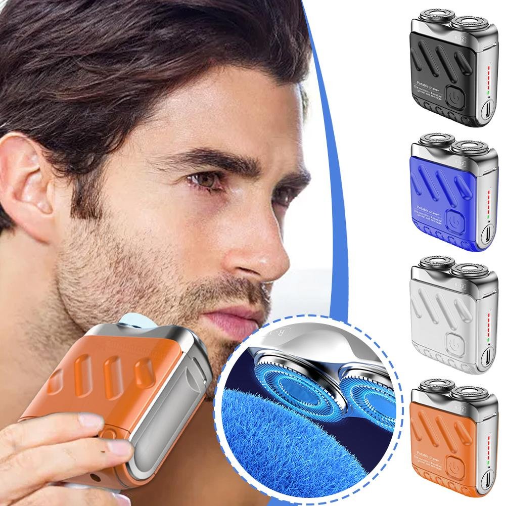 Novashave® - Compact Rotary Dual Ring Electric Shaver