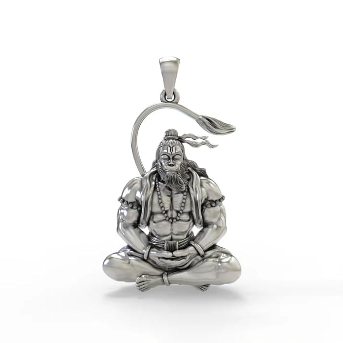 Quality Hanuman Raksha Silver Amulet