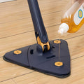 Blue Squeezing Triangle Clean-Up Mop