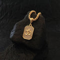 Omkara® - High-Quality Aum Diamond Pendant and chain with Gold Plated