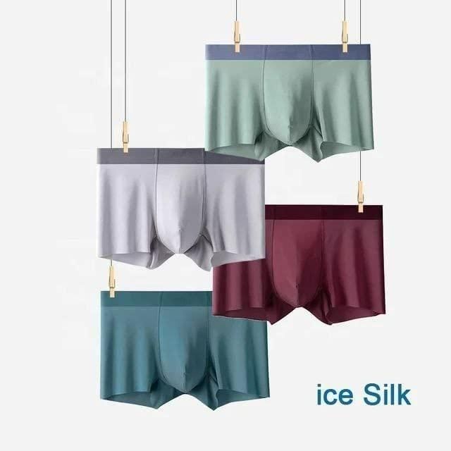 Quality Glacio® Men's Ice Silk Briefs Boxers (Pack of 5)