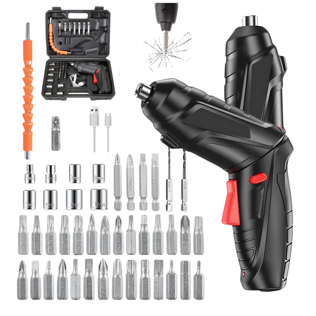 TorqueX Pro® - Metal Powered Screwdriver with 47 pcs Screwdriver Bit Set