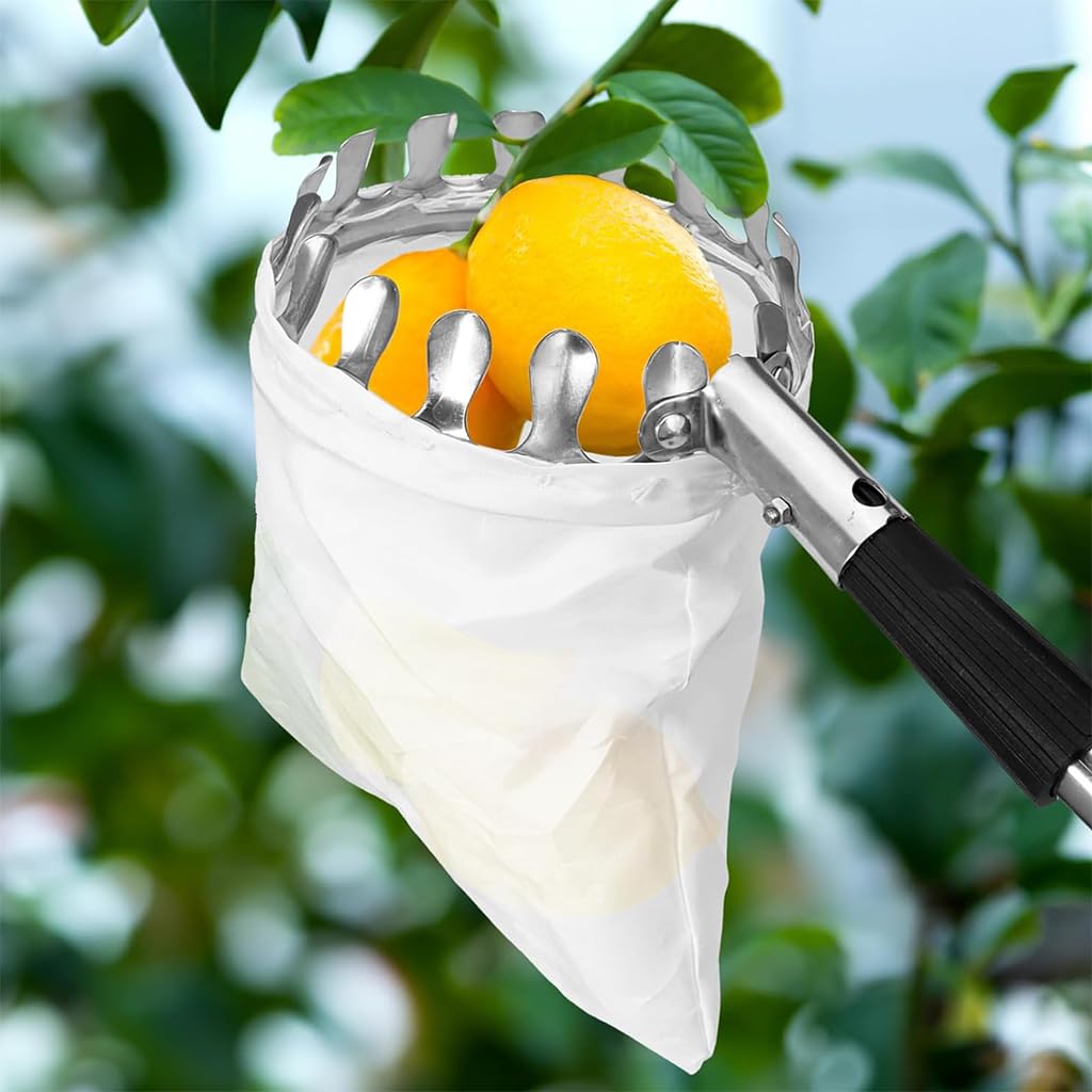 PickPack® – High-Quality Fruit Picker Basket Tool with Storage Bag