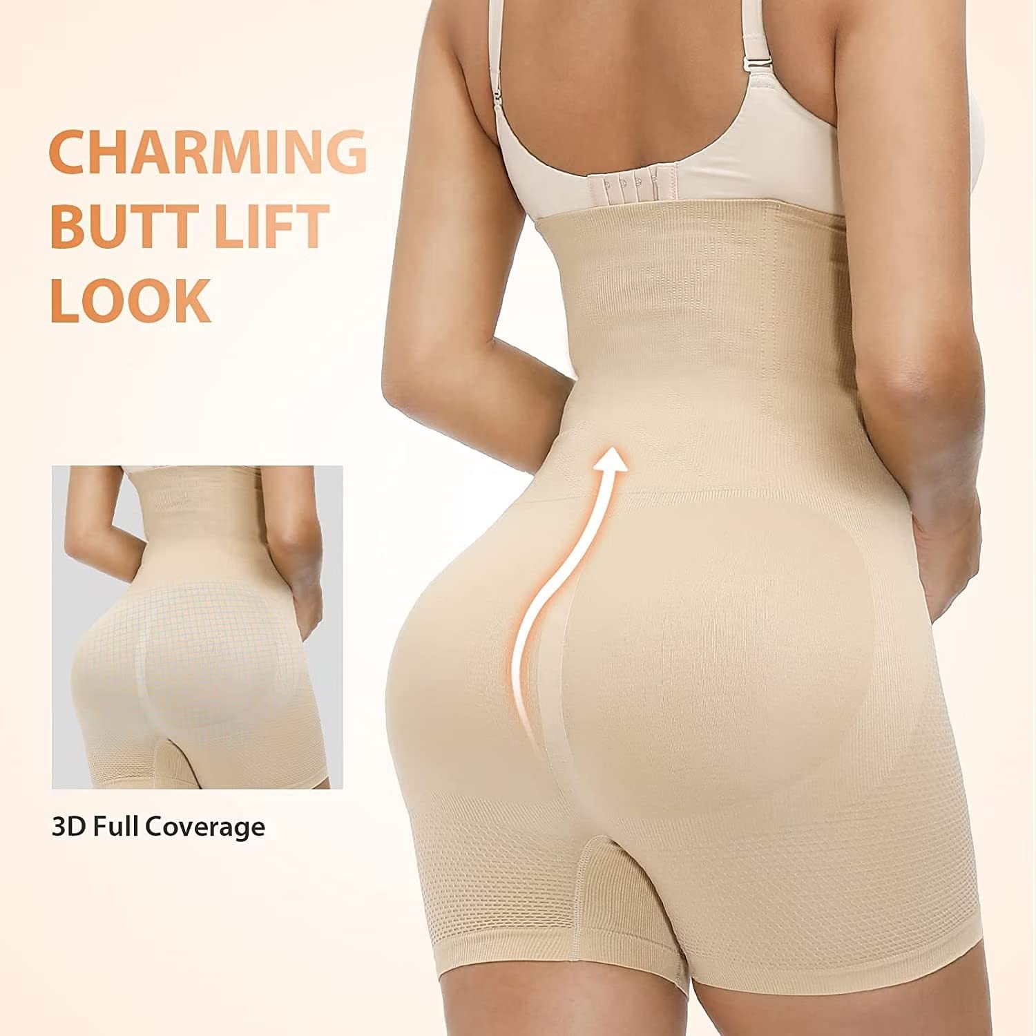 Shapelle 5-in-1 Shaper Designed for Abdomen, Tummy, Back, Thighs & Hips (Pack of 2)