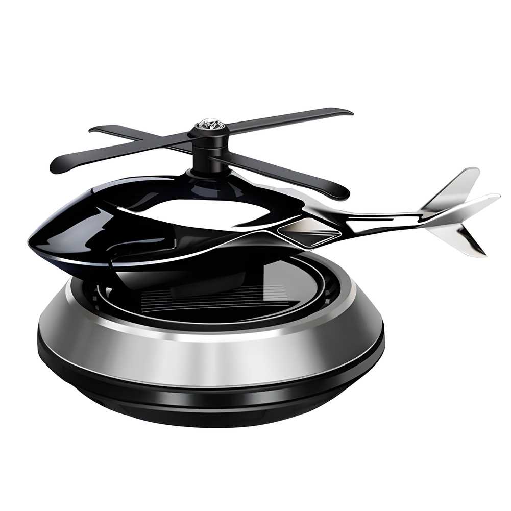 Quality New Helicopter alloy Solar Car Air Perfume Diffuser