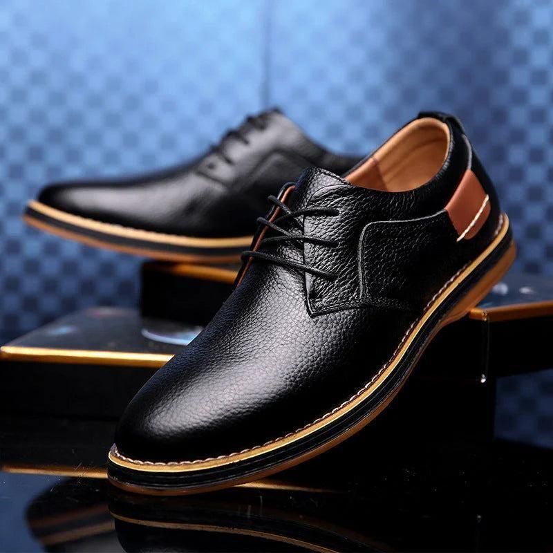 Quality Men's Derby Party Lace Up Casual Shoes