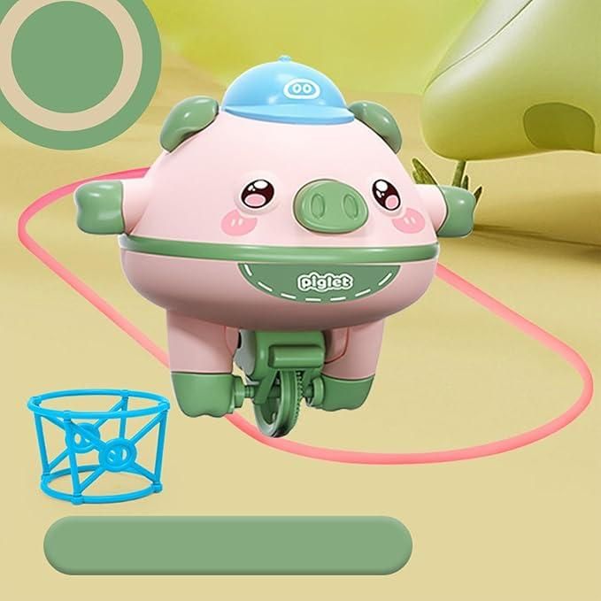 Tightrope Walking Tumbler Pig Walking Tightrope Designed for Children