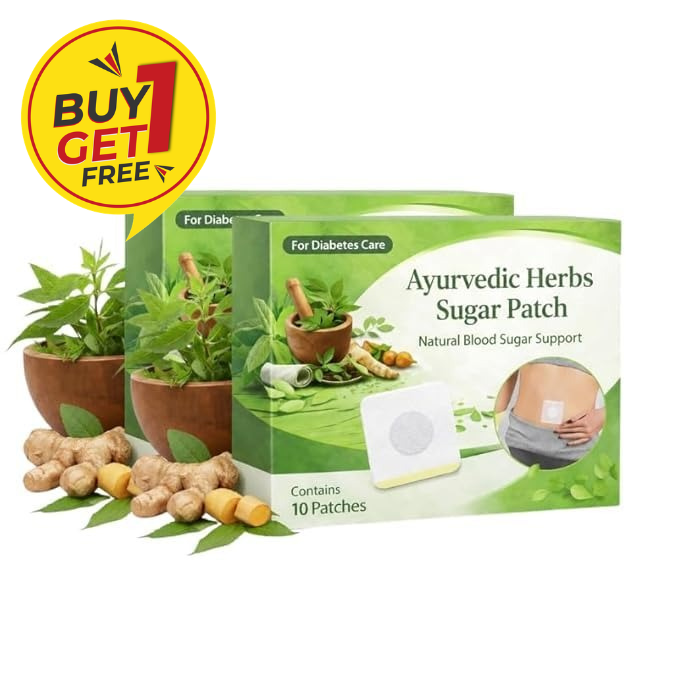 Quality (BUY 1 GET 1 FREE) SugarEase® – Ayurvedic Herbs Sugar Patch (Pack of 10)