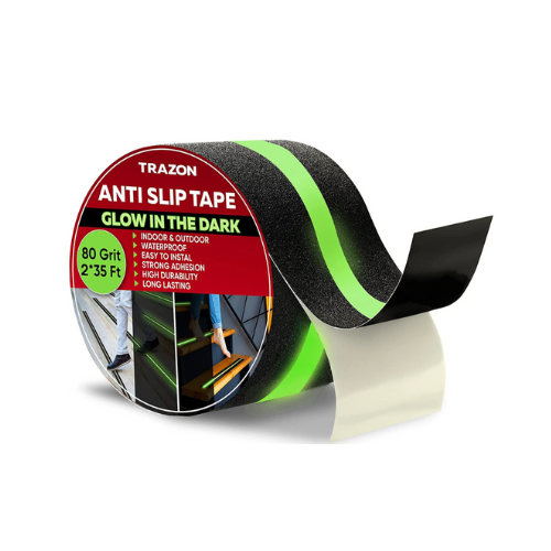SafeStep® Non-Slip Glow Tape for Stairs Outdoor/Indoor Waterproof (2 Inch x 35 Feet)