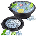 Foldable Silicone Facial Ice Bath Bowl for Easy Storage & Carrying