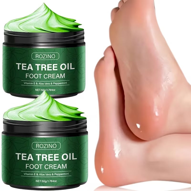 (BUY 1 GET 1 FREE) TeaTree® Care Oil Foot Cream - Deep Moisturizing & Soothing Foot Care