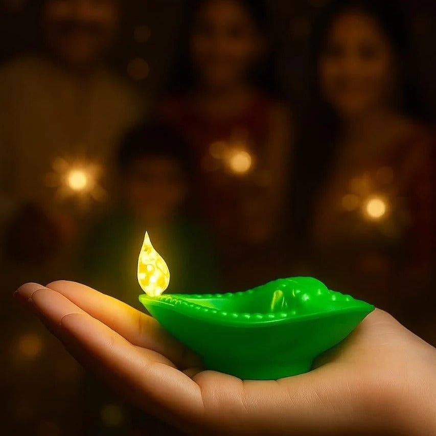 Saanidhya® - High-Quality Shankh Water Sensor LED Diya