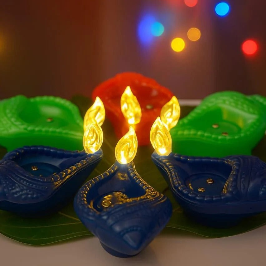 Saanidhya® - High-Quality Shankh Water Sensor LED Diya