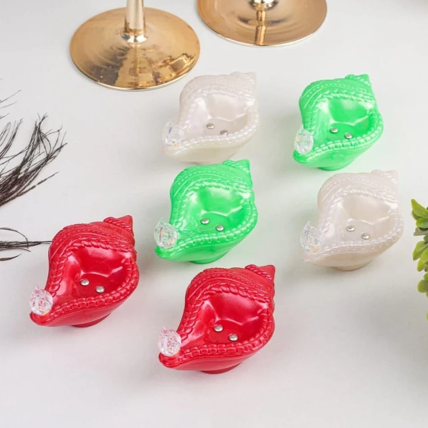 Saanidhya® - High-Quality Shankh Water Sensor LED Diya