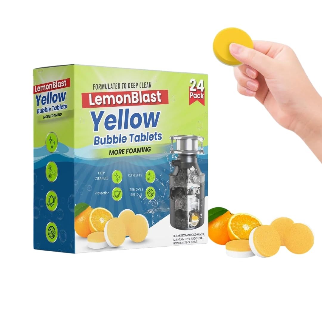 Quality (24Pcs) LemonBlast® Magic Yellow Bubble Tablets