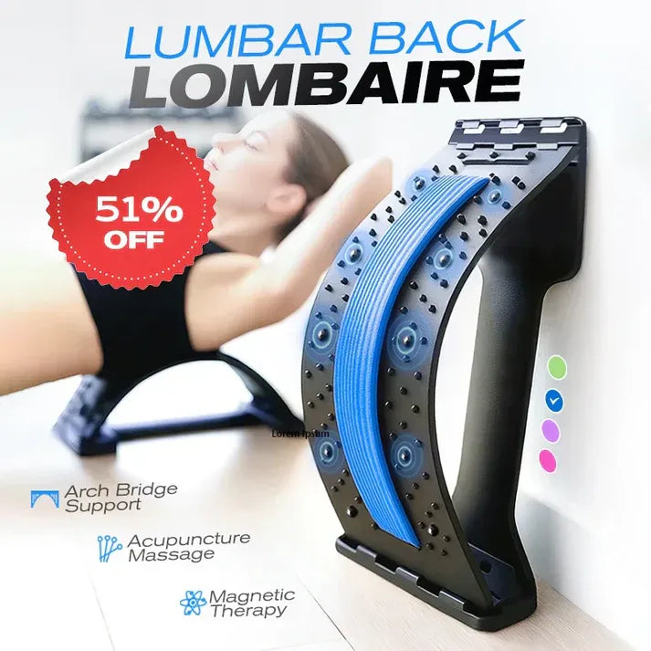 Postura® – Magnetic Therapy Acupuncture Massage Lumbar Stretcher