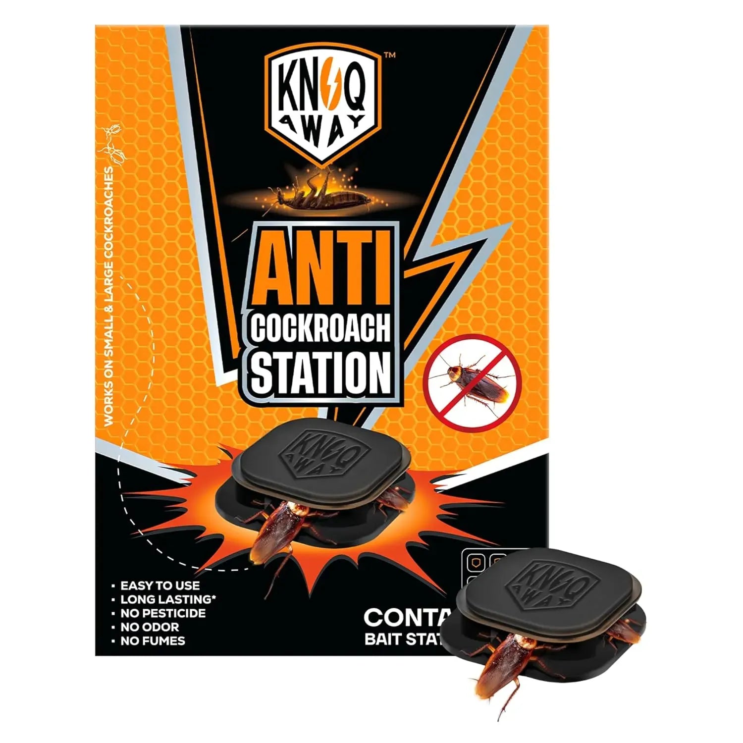 RoachTrap Pro® – 100% Plant-Based Japanese Roach Bait Stations (Pack of 12)