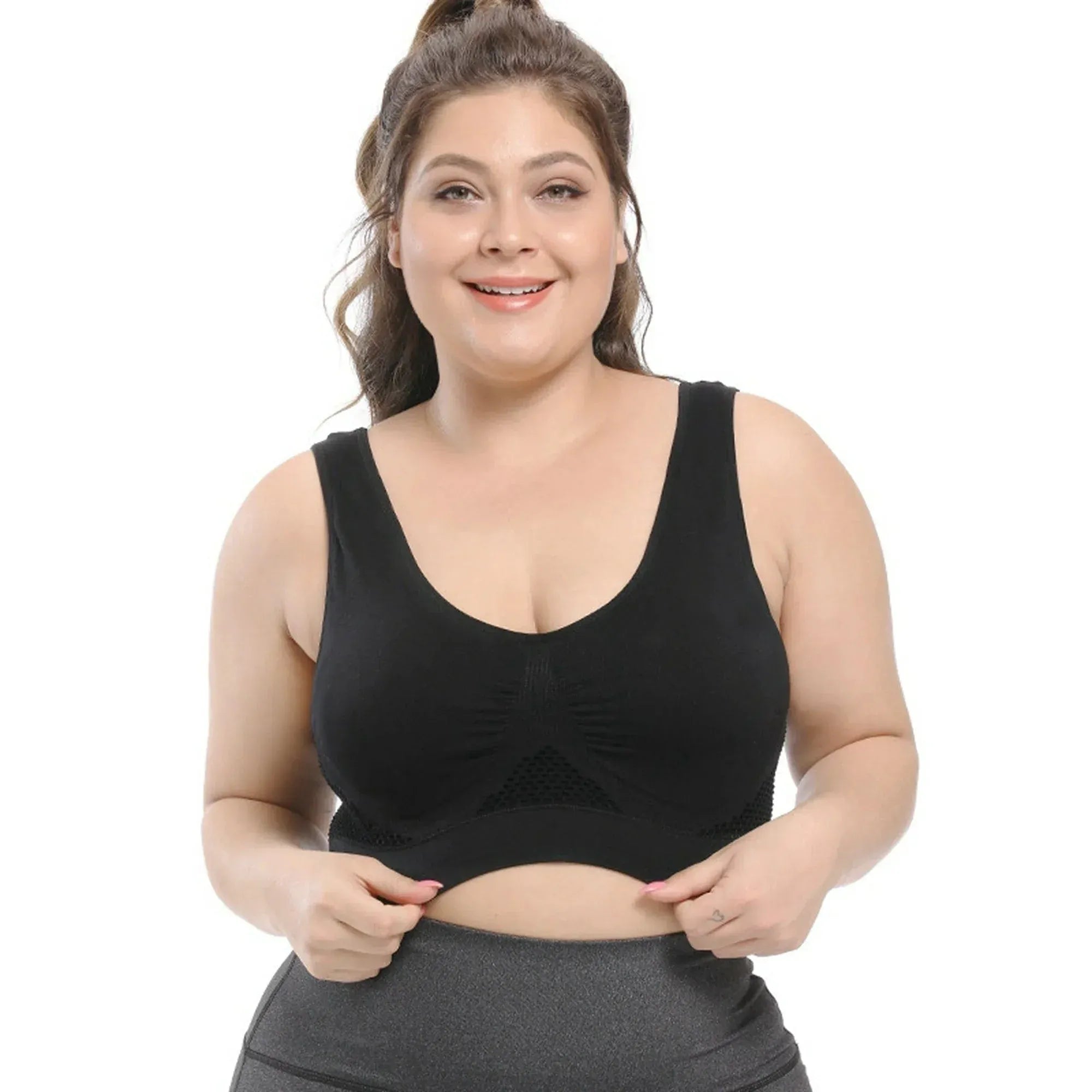 Quality ComfortCurve Women's Cotton Solid Non Padded Air Bra (Pack of 3)