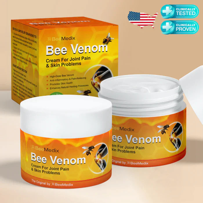 Bee Venom Pain Relief Bone Healing Care Cream (BUY 1 GET 1 FREE)