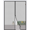 Mesh Magnetic Mosquito Screen Door Net Curtain Featuring Magnets Reinforced Polyester