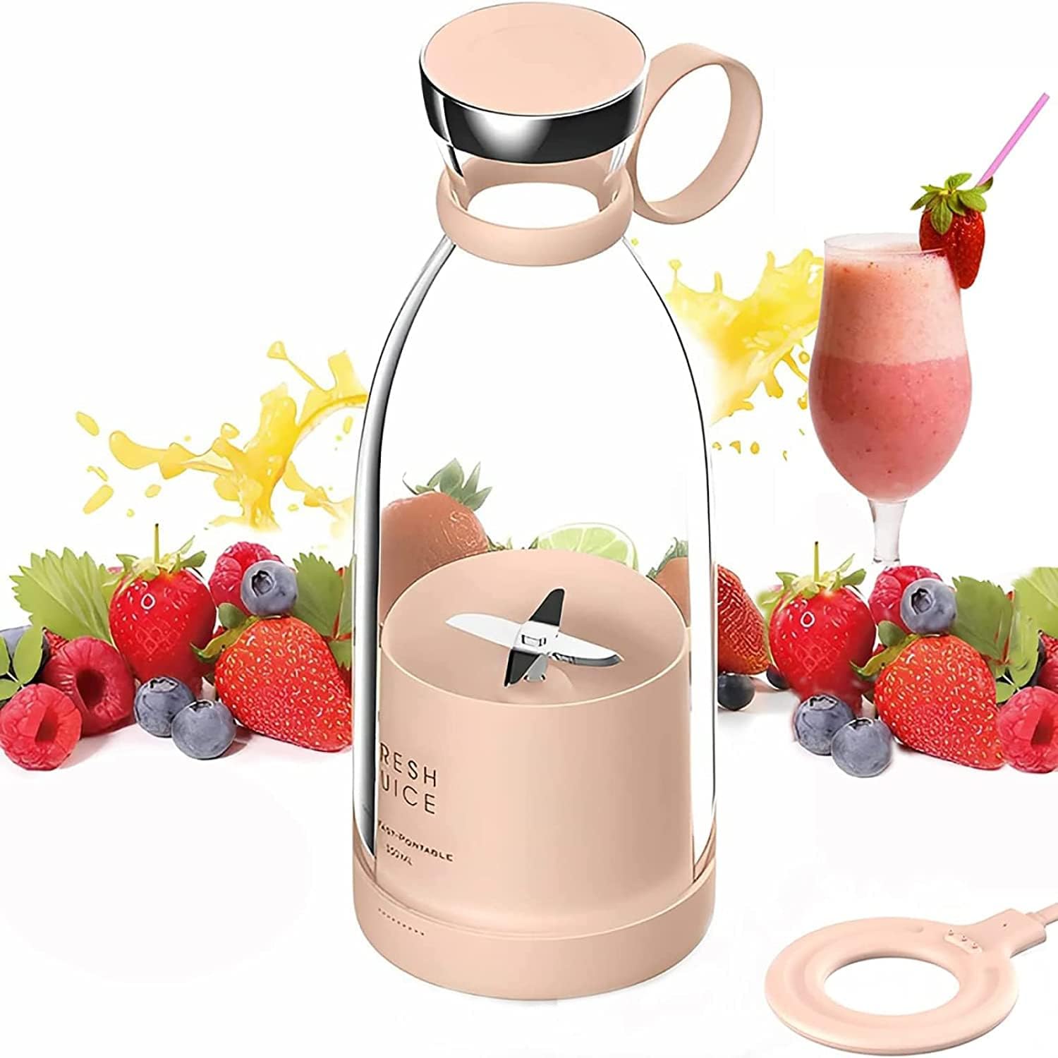 JuicyGo Compact Electric USB Blender Juicer Bottle